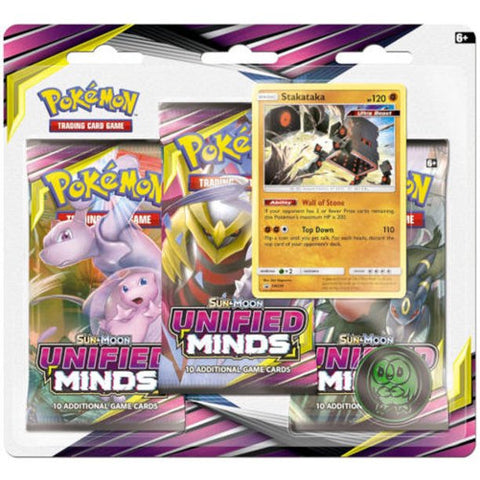 Pokemon: Unified Minds 3 Pack Blister